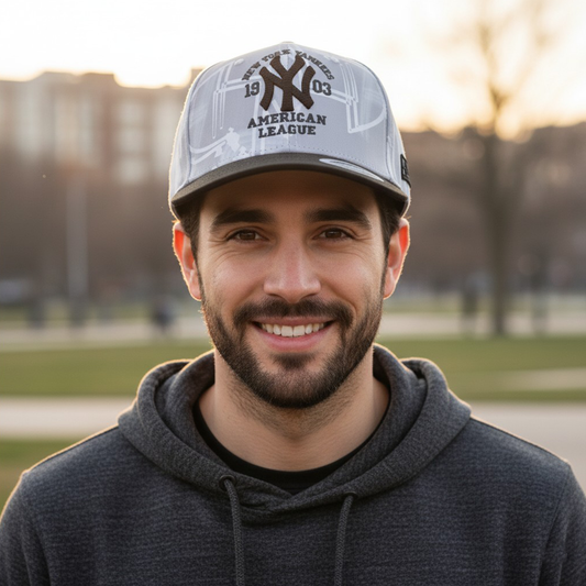 Casquette American league grise